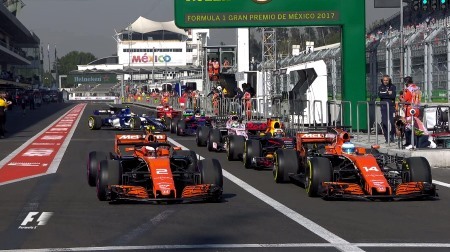 2017年F1第18戦メキシコGP、FP1結果