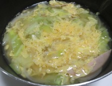 ハムキャベツスープ　調理②