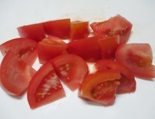 白菜トマト　調理③