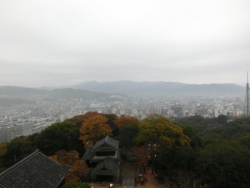松山城天守からの眺望