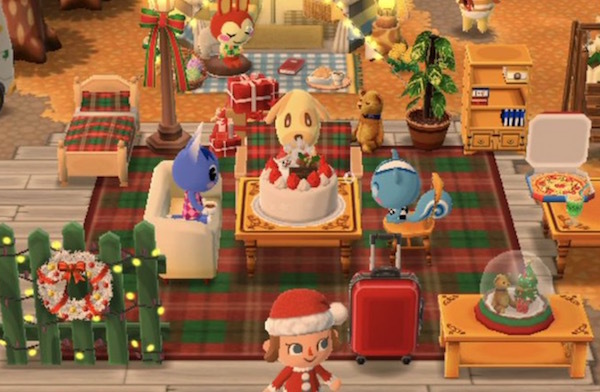 ポケ森　どうぶつの森　クリスマス　クラフト　家具