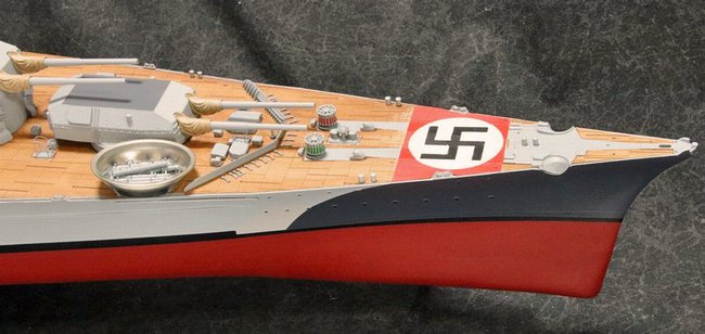 HIGH-GEARedの模型と趣味の日常 1/200戦艦『ビスマルク』製作記 その46