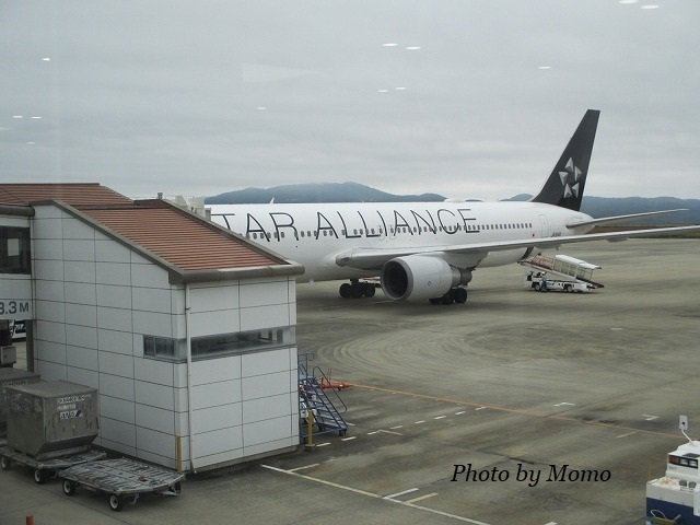 東京旅行 岡山空港から羽田空港に飛びました スターアライアンス塗装のana 晴れの国より 美味しい幸せ