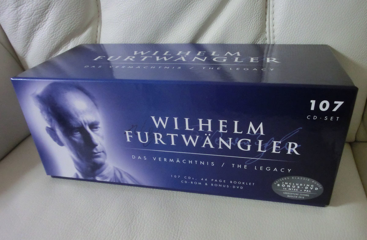 遂に100枚超えのCDボックスを購入 Furtwangler The Legacy (107CD 