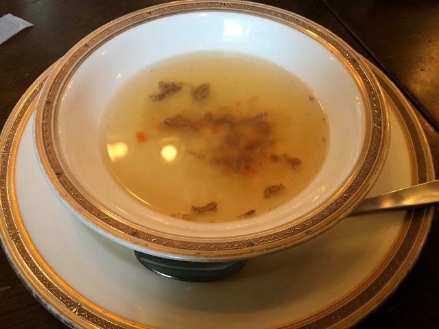 銀座ライオン　旭川店　野菜カレーコース　スープ