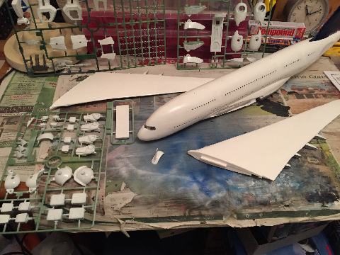 A380 機体塗装修正
