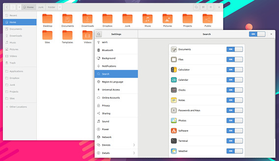 Ubuntu 18.04 LTS デフォルトテーマ